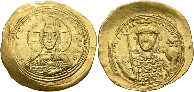 Constantine IX Monomachus, 1042-1055. Histamenon (Gold, 4.41 g), Constantinopoli...