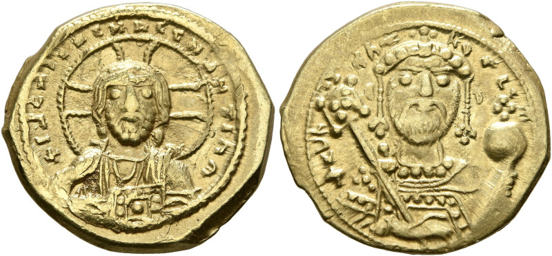 Constantine IX Monomachus, 1042-1055. Tetarteron (Electrum, 18 mm, 4.00 g, 6 h),...