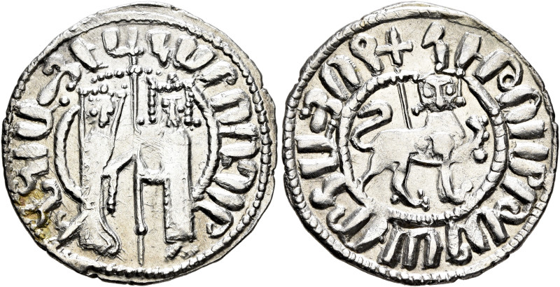 ARMENIA, Cilician Armenia. Royal. Hetoum I and Zabel, 1226-1270. Tram (Silver, 2...