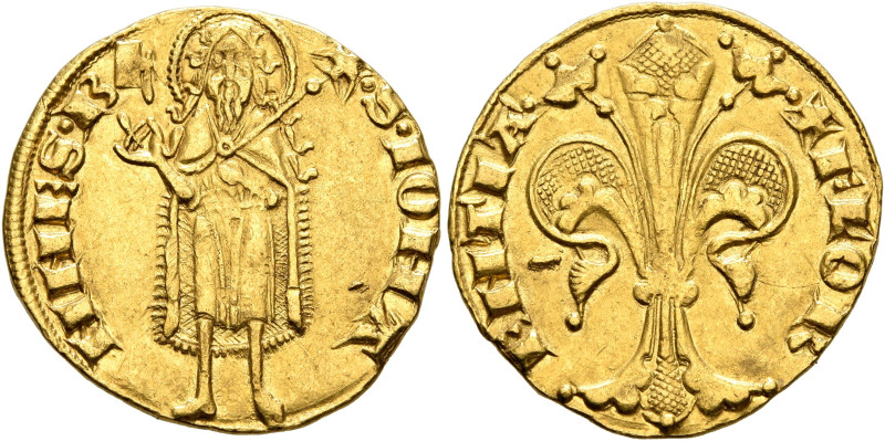 ITALY. Firenze. Repubblica, 1189-1532. Fiorino d’oro (Gold, 19 mm, 3.51 g, 1 h)....