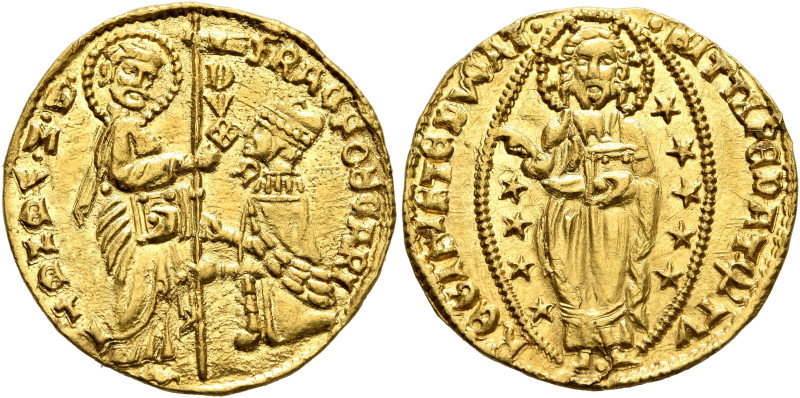 ITALY. Venezia (Venice). Francesco Foscari, 1423-1457. Ducato (Gold, 21 mm, 3.54...