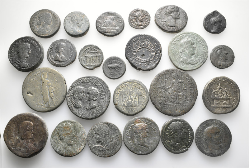 A lot containing 24 bronze coins. All: Roman Provincial. Fine to very fine. LOT ...