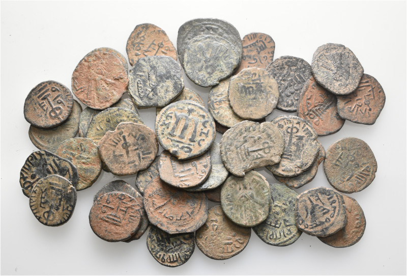 A lot containing 41 bronze coins. All: Arab-Byzantine. Fine to very fine. LOT SO...