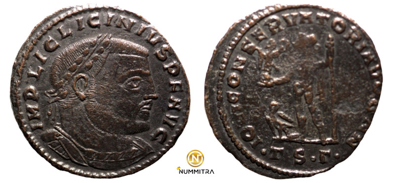 Licinius I. (321-323 AD). Follis. (24mm, 2,90g) Siscia. Obv: IMP C VAL LICIN LIC...