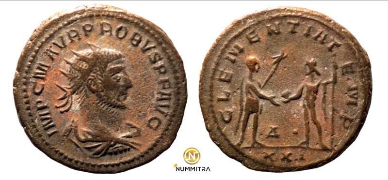 Probus. (276-282 AD). Æ Antoninian. (21mm, 4,18g) Antioch. Obv: IMP C M AVR PROB...