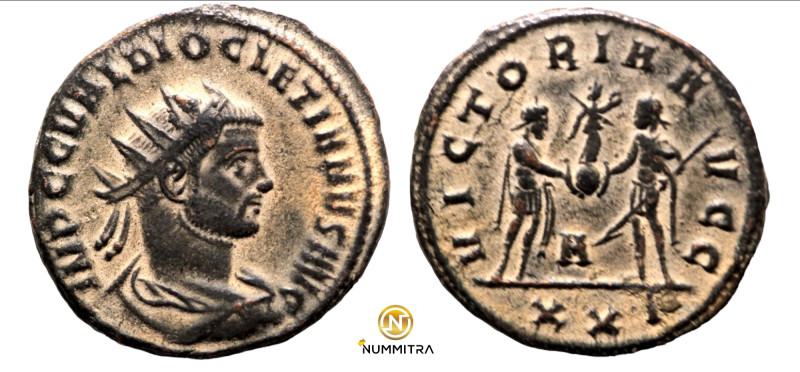 Diocletian. (285 AD). Æ Antoninian. (24mm, 4,07g) Antioch. Obv: IMP C C VAL DIOC...