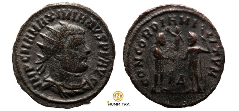 Maximianus. (285-295 AD). Æ Antoninian. (21mm, 2,63g) Antioch. Obv: IMP CMA MAXI...