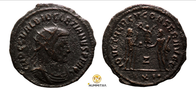 Diocletian. (285 AD). Æ Antoninian. (22mm, 2,85g) Antioch. Obv: IMP C C VAL DIOC...