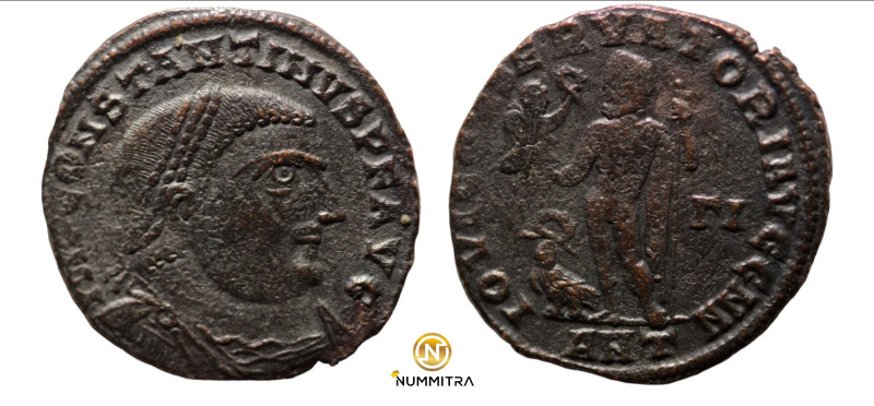 Constantinus I. (315-316 AD). Follis. (22mm, 3,71g) Antioch. Obv: IMP CONSTANTIN...