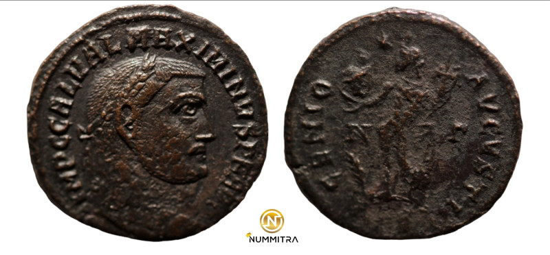 Maximinus II. (310 AD). Follis. (21mm, 3,51g) Antioch. Obv: IMP C GAL VAL MAXIMI...