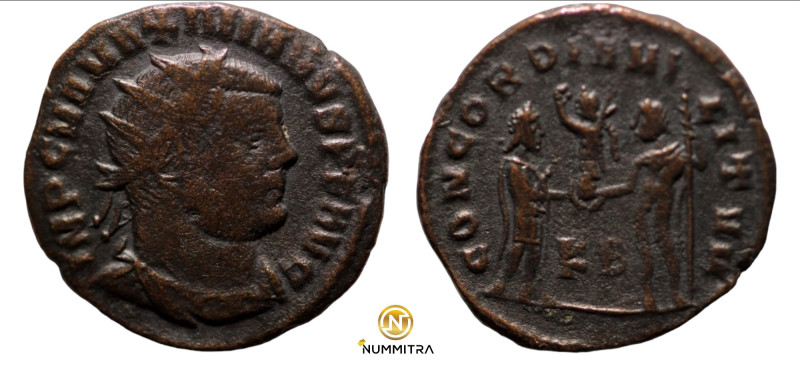 Maximianus. (286-305 AD). Æ Follis. (20mm, 3,29g) Kyzikos. Obv: IMP C M A MAXIMI...