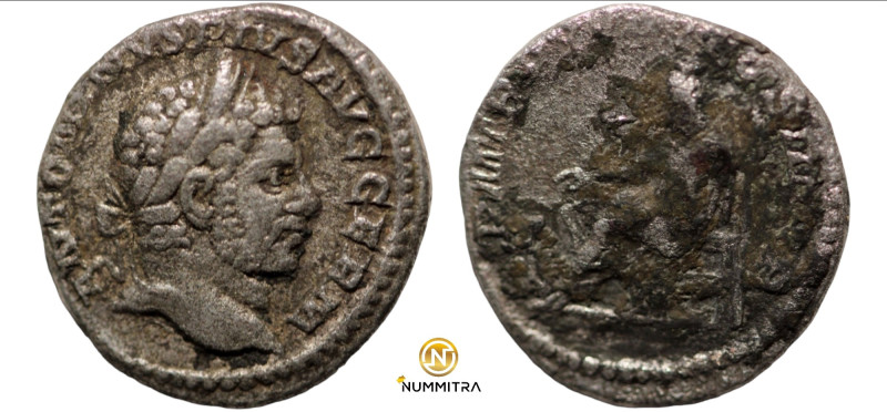 Caracalla. (198-217 AD). Denar. (18mm, 3,02g). Denar.