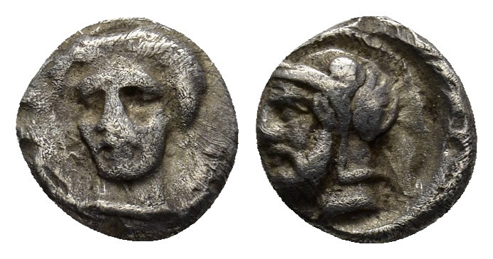 CILICIA, Tarsos. Pharnabazos. Persian military commander, 380-374/3 BC. AR Obol ...