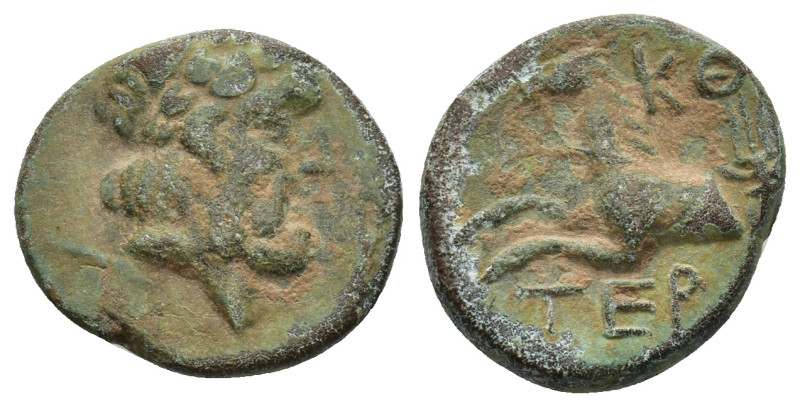 PISIDIA, Termessos. (Circa 1st century BC). AE Bronze (17mm, 4.3 g). Laureate he...