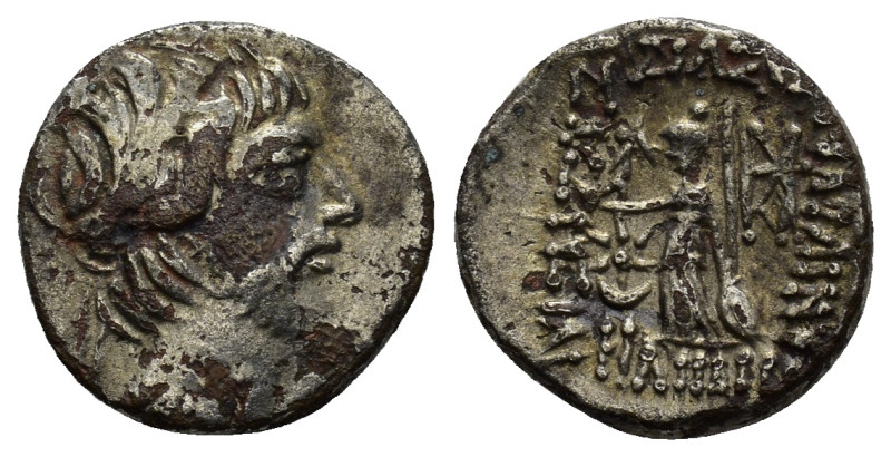 Kings of Cappadocia. Ariobarzanes III Eusebes Philoromaios 52-42 BC. BC Drachm A...