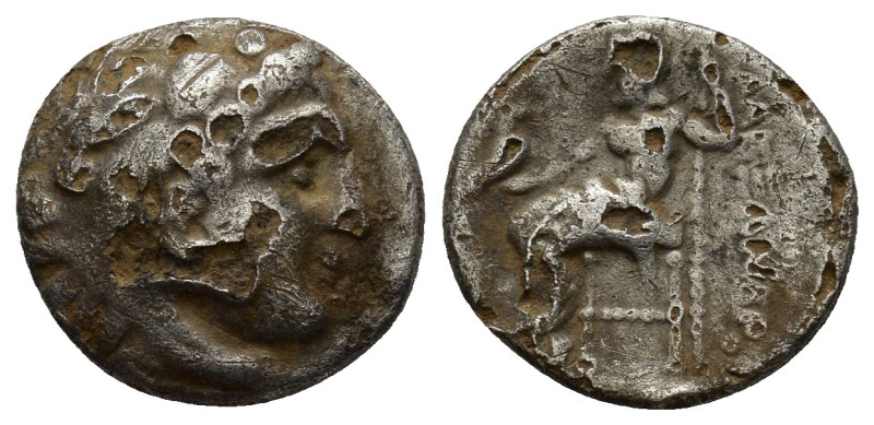 Kingdom of Macedon, Alexander III 'the Great' AR Drachm. (15mm, 3.0 g) Uncertain...