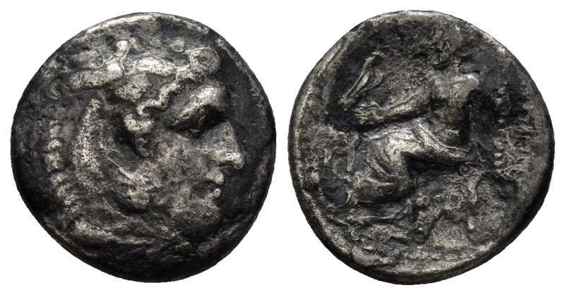 Kingdom of Macedon, Alexander III 'the Great' AR Drachm. (16mm, 3.88 g) Uncertai...