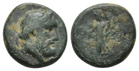 Uncertain Bronze Greek Coin (4.1 Gr. 14 mm.)