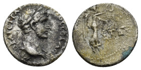 Hadrian (117-138 AD). AR Hemidrachm (14mm, 1.43 g). Cappadocia, Caesarea. Obv. AYTO KAIC TPAI AΔPIANOC CEBACT, Laureate, draped and cuirassed bust rig...