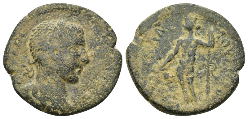 Severus Alexander (222-235). Ae.(24mm, 8.45 g) Obv: Laureate, draped and cuirass...