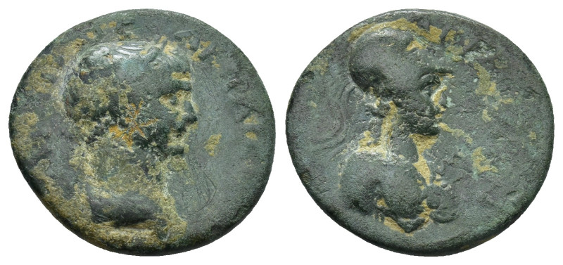 Pamphylia, Attaleia. Trajan. A.D. 98-117. AE (19mm, 3.88 g). Struck A.D. 116-7. ...