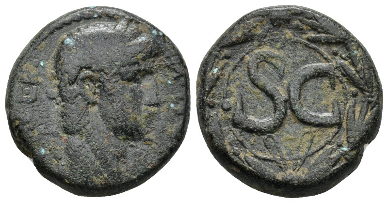 SYRIA, Seleucis and Pieria. Antioch. Nero. AD 54-68. AE (15.68 Gr. 23mm.) 
Laure...