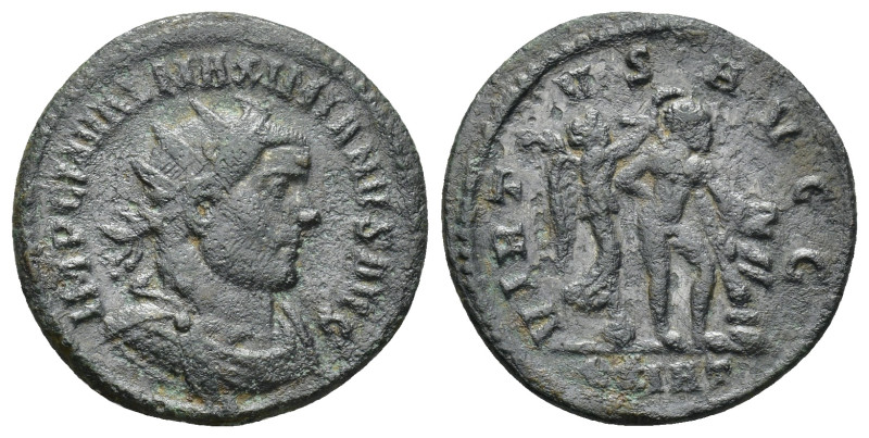 MAXIMIANUS HERCULIUS (286-305). Antoninianus. Ticinum. (3.76 Gr. 21mm.) 
Radiate...