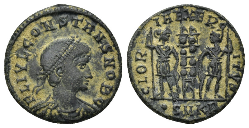 Constans I, as Caesar (Constantine I, 306-337), Nummus, Cyzicus, AD 335; AE (18m...