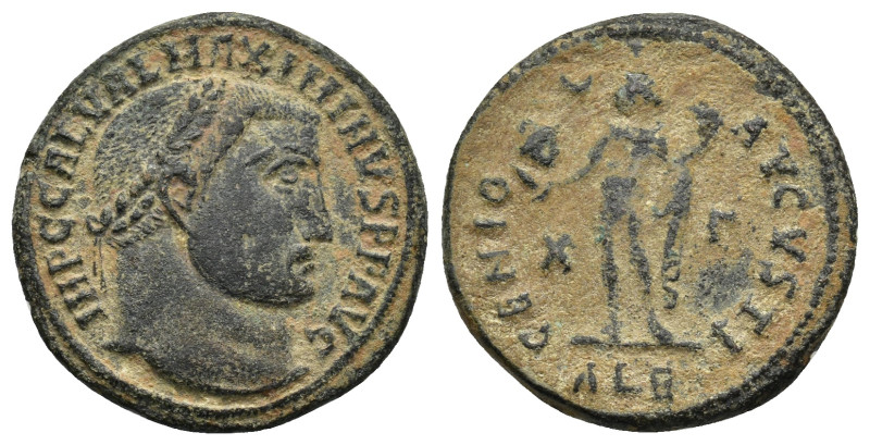 Maximinus II, Follis. (22mm, 5.15 g) 312 d.C. Alexandria. Anv.: IMP C GAL VAL MA...