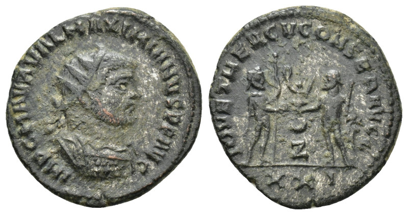 Maximianus Herculius AD 286-305. Antoninianus AE Antioch (4.3 Gr. 20mm.) 
Radiat...