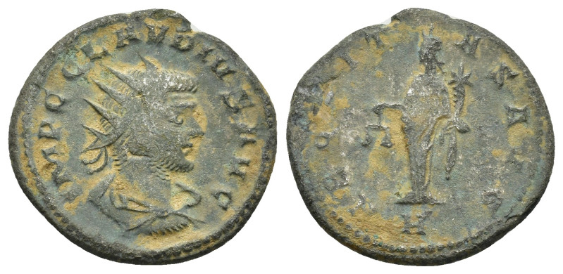 Claudius Gothicus 268-270, Antoninianus, (2.7 Gr. 21mm.) 
Radiate head of Claudi...