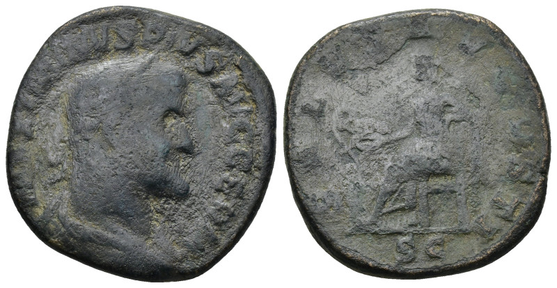 Maximinus I. AD 235-238. Æ Sestertius (30mm, 20.43 g). Rome mint. 3rd emission, ...