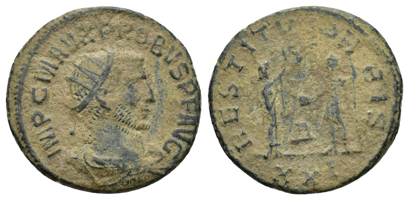 Probus, 276-282. Antoninianus (3.44 Gr. 20mm.) Siscia. 
Radiate, draped and cuir...