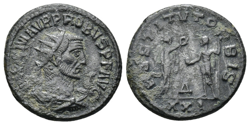 Probus AD 276-282 Antoninianus. (3.7 Gr. 20mm.) Antioch 
Radiate, draped and cui...