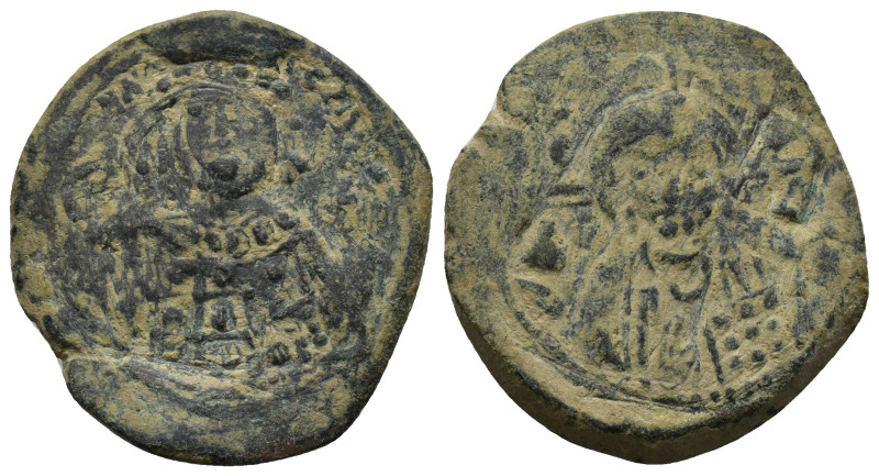 MICHAEL VII DUCAS (1071-1078). AE Follis. Constantinople. (8 Gr. 25mm)
 Bust of ...