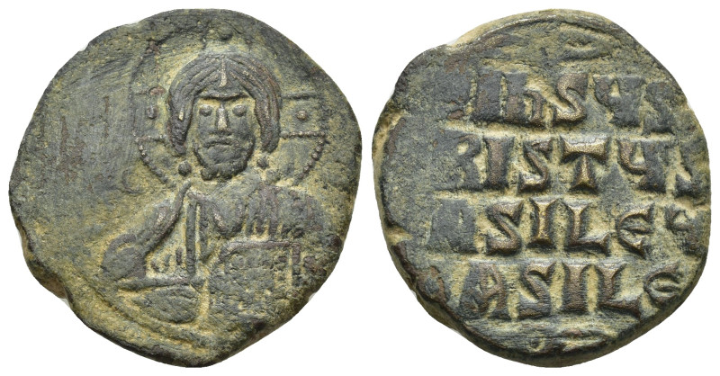 Anonymous AE 40 Nummi. Time of Basil II and Constantine VIII. Constantinople, ci...