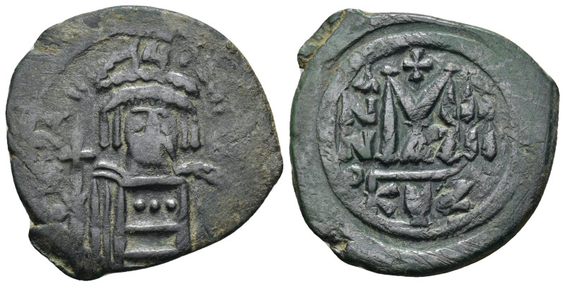 Heraclius. 610-641. Æ Follis (31mm, 10.6 g). Cyzicus mint, 2nd officina. Dated R...