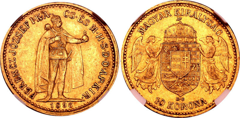 KM# 485, ÉH# 1491, N# 10813; Gold (.900) 3.38 g.; Franz Joseph I; Kremnitz Mint;...