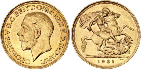 South Africa 1 Sovereign 1931 SA