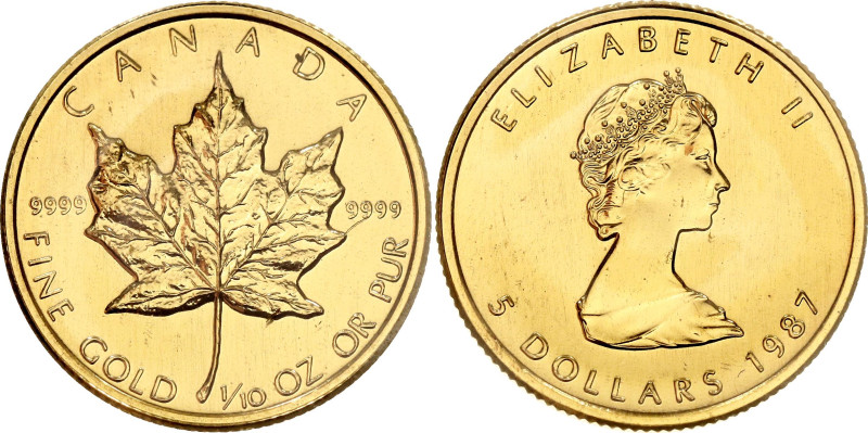 KM# 135, N# 37056; Gold (0.999) 3.11 g., 16 mm.; Elizabeth II; With sealed bank ...