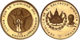 El Salvador 25 Colones 1971