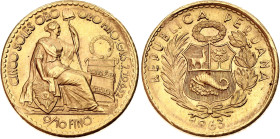 Peru 5 Soles Oro 1963