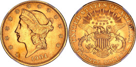 United States 20 Dollars 1904 NGC MS63