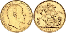 Australia 1 Sovereign 1910 S
