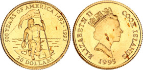 Cook Islands 20 Dollars 1995