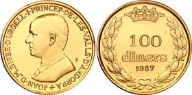 Andorra 100 Diners 1987