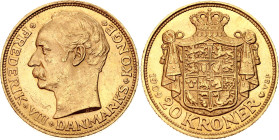 Denmark 20 Kroner 1909 VBP