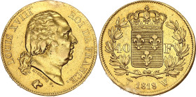 France 40 Francs 1818 W