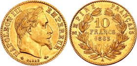 France 10 Francs 1863 A