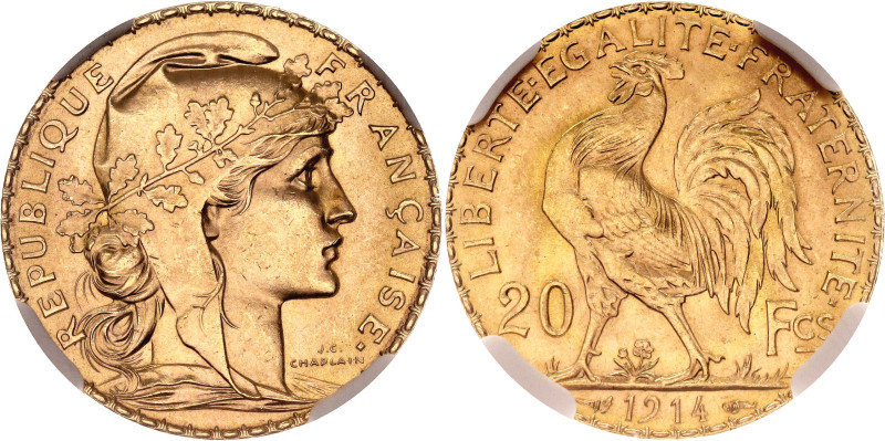 KM# 857, N# 2230; Gold (.900) 6.45 g., 21 mm.; Marianne Rooster